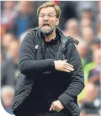  ??  ?? Jurgen Klopp