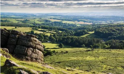  ?? Photograph: Jean Fry/Getty Images/500px ?? View from Sheeps Tor, Dartmoor. The findings correlate with growing evidence that a lack of access to green spaces is linked to a range of health problems.