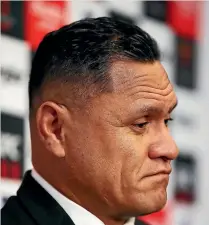  ?? PHOTO: GETTY IMAGES ?? Outgoing Kiwi rugby league coach David Kidwell.