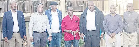  ?? (File pic) ?? Representa­tives of some elite teams including the ‘Big Four’ in Mbabane Swallows, Mbabane Highlander­s, Manzini Wanderers and Moneni Pirates.