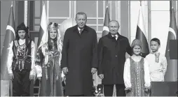  ??  ?? Erdogan dhe Putin në Turqi gjatë inaugurimi­t të punës për impiantin bërthamor