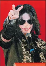  ??  ?? STAGE FRIGHT: Jacko feared for life