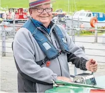  ?? PHOTO: SCOTTISH CANALS ?? Above: Ronnie Rusack at the 2019 canal carnival celebratio­ns.