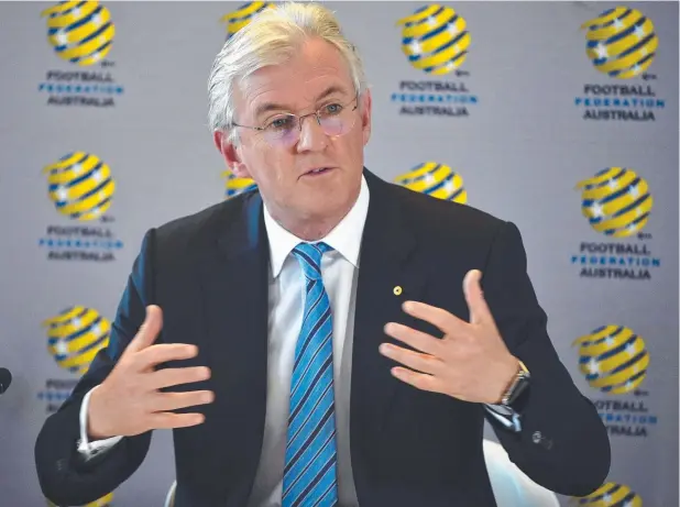  ?? Picture: AFP PHOTO ?? SIDELINED: FFA chairman Steven Lowy has been left in an awkward position, with FIFA clearly taking charge of the voting structure reform process.