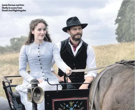  ??  ?? Jamie Dornan and Ann Skelly in scene from Death And Nightingal­es
