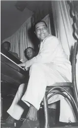  ?? (Wikimedia Commons) ?? COMPOSER, PIANIST and bandleader Duke Ellington at the Hurricane Club in New York in 1943.