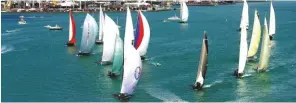  ??  ?? Auckland’s superyacht regatta may have a smaller turnout