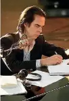  ??  ?? Nick Cave is the subject of the documentar­y Once More Time With Feeling.