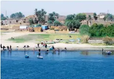  ?? THAMIRIS ROCHA ?? Água pode provocar uma guerra entre o Egipto e o Sudão