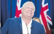  ?? THE CANADIAN PRESS ?? A win Thursday by Doug Ford’s Ontario Tories could actually be politicall­y useful for Premier Rachel Notley, writes Don Braid.