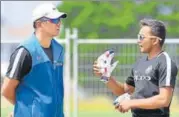  ?? GETTY IMAGES ?? ▪ India A coach Rahul Dravid with Prithvi Shaw.