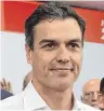  ?? FOTO: AFP ?? Pedro Sánchez triumphier­te in einer von ihm durchgeset­zten Mitglieder­befragung unter Spaniens Sozialiste­n.