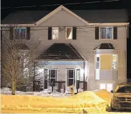  ?? ANDREW VAUGHAN/The Canadian Press ?? Police found a dead 19-year-old man inside this house, in Timberlea, N.S., early Friday. RCMP said the man was part
of a group planning to attack a public venue in Halifax.