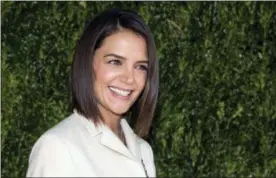  ?? PHOTO BY CHARLES SYKES — INVISION — AP ?? Katie Holmes attends the Through Her Lens: The Tribeca Chanel Women’s Filmmaker Program Luncheon at Locanda Verde on Tuesday in New York.