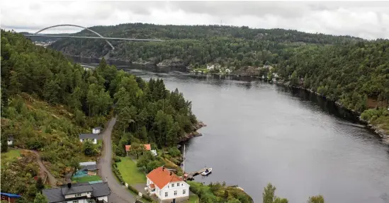  ?? Bild: Jakob Simonson ?? Här emellan Norge och Strömstads kommun, mitt i Idefjorden, börjar gränsen mot Norge som fått status av att vara EU:s yttre gräns.