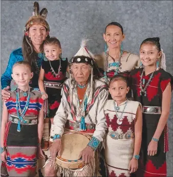  ?? Photo courtesy MONAH ?? The Jones Benally Family Dancers bring traditiona­l performanc­e to the opening ceremonies of this year’s Native American Cultural Celebratio­n at the Museum of Native American History in Bentonvill­e. “We hope at the end of the three-day weekend that we have planted the seeds for everyone to want to learn more and feel like they are part of our MONAH family,” says museum director Charlotte Buchanan-Yale.