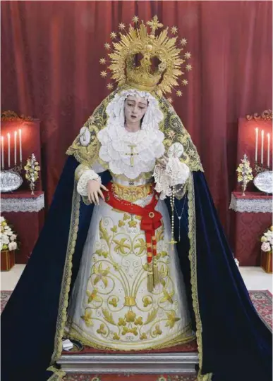  ?? Foto: César López Haldón. ?? Nuestra Señora de la Misericord­ia, obra de Luis Álvarez Duarte.