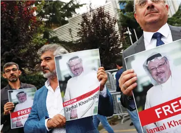  ?? DR ?? Jamal Khashoggi foi torturado e depois assassinad­o no consulado saudita em Istambul