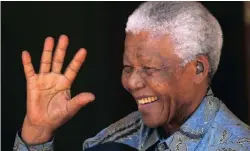  ??  ?? Former South African president Nelson Mandela