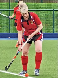  ?? ?? ●●Caroline McKillop in action for the Ladies 3rd XI