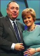  ??  ?? NAMESAKES: Salmond and Sturgeon