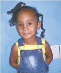  ??  ?? Ana Júlia, 3, foi atacada pelo padrasto Erivan, 20, segundo a polícia