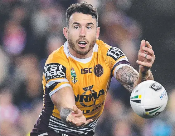  ?? Picture: AAP IMAGE ?? Brisbane captain Darius Boyd says he has been pleased with his improved form in the Broncos’ past two games.