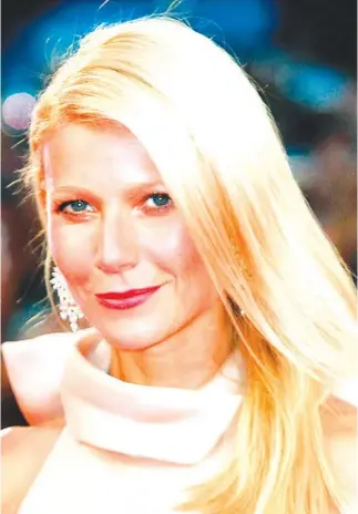  ??  ?? Gwyneth Paltrow