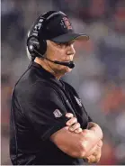  ?? JAKE ROTH/USA TODAY SPORTS ?? Coach Rocky Long has taken San Diego State to bowls in each of his eight seasons at the school, going 3-4.