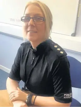  ??  ?? New role Chief Inspector Geraldine McSherry has taken over as area commander for Rutherglen and Cambuslang