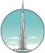  ??  ?? BURJ KHALIFA FLOORS: 163 SECONDS: 60 WORDS PER MINUTE: 130