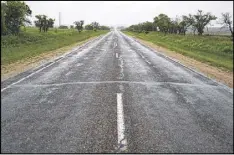  ??  ?? This is a stretch of road in the Khankaisky district of Primorsky Krai in Russia’s Far East. The nine Far Eastern regions targeted for settlement in the government’s land giveaway encompass over a third of Russia.