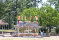  ?? Staff photo by Sara Vaughn ?? ■ Food Truck Frenzy will feature food trucks offering favorite fair food packaged to go starting at 11 a.m. today at the Four States Fairground­s in Texarkana, Ark. The event will last through Sunday.