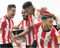  ??  ?? YOU WAT Double hero Ollie Watkins celebrates his first goal