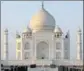  ??  ?? An ASI report traced the Taj Mahal’s loss of sheen to insect breeding in the Yamuna. AFP FILE