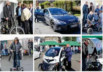  ??  ?? Profession­nels et particulie­rs ont rendez-vous ce week-end à Tinchebray pour un week-end dédié à l’électrique. (Photos de la première édition en 2015)