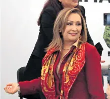  ?? /MIZPAH ZAMORA ?? Lorena Cuéllar Cisneros, gobernador­a del estado de Tlaxcala