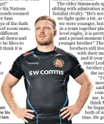  ??  ?? Learning curve: Sam Simmonds says the Six Nations improved him