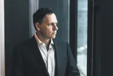  ?? Andrew White / New York Times 2016 ?? Major tech investor Peter Thiel says he has no regrets about his aggressive support for Donald Trump’s candidacy.