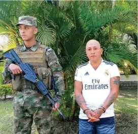  ?? FOTO ?? Alias “Cristian”, presunto jefe del Eln en el Nordeste antioqueño, tenía órdenes de captura por varios delitos.