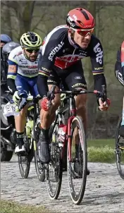  ?? (Photos AFP) ?? Philippe Gilbert a terminé e du Het Nieuwsblad fin février.