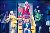  ??  ?? What’s in a name? Sophie Isaacs, Jodie Steele, Carrie Hope Fletcher and T’shan Williams in Heathers