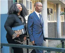  ?? /The Times ?? Accused: Former transport minister Sbu Ndebele leaves the Specialise­d Commercial Crime Court in Pretoria. Ndebele is charged with corruption relating to the extension of the Tasima eNatis contract.