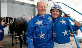  ?? PHOTO: JOSEPH JOHNSON/FAIRFAX NZ ?? Mark Purdon and Natalie Rasmussen have enjoyed an incredible run of success together as training partners but they will be fierce rivals in the Auckland Cup.