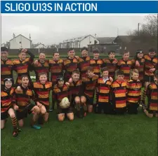  ??  ?? The Sligo U13s began their campaign with a win over Corinthian­s.