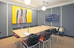  ?? PHOTO COURTESY OF WEWORK ?? A meeting room at WeWork Thonglor.