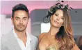  ??  ?? Glam couple Nicky van der Walt and LeeAnn Liebenberg