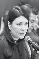  ?? ARCHIVO LAURA LOVERA ?? Ceja, gobernador­a del Banco de México