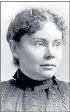  ??  ?? ▼ Lizzie Borden.