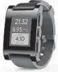  ?? Pebble ?? PEBBLE smartwatch­es are compatible with both iOS and Android and have a longer battery life than Apple’s or Google’s.